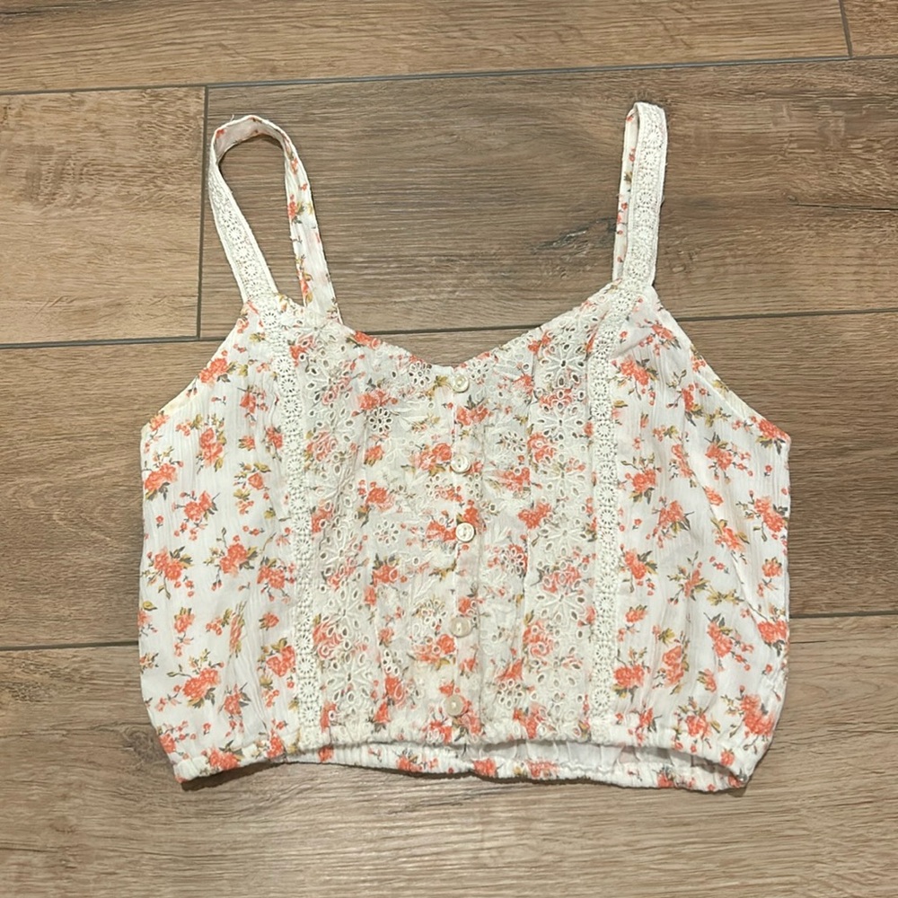 American Eagle size XXS tank top with roses